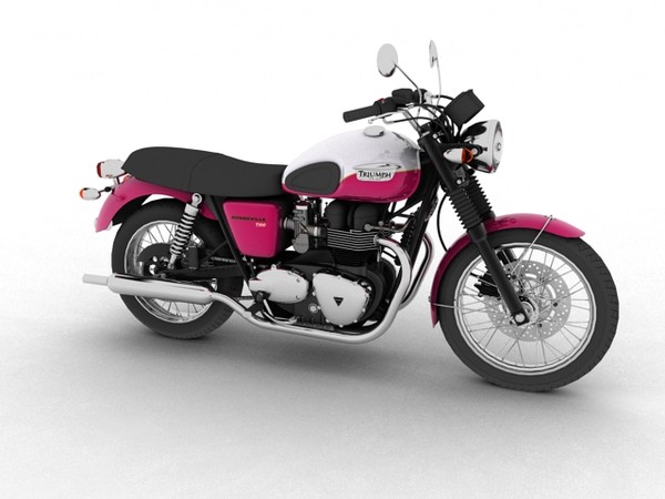 triumph bonneville t100 2012 3ds - Triumph Bonneville T100 2012 by Gonzo_3d